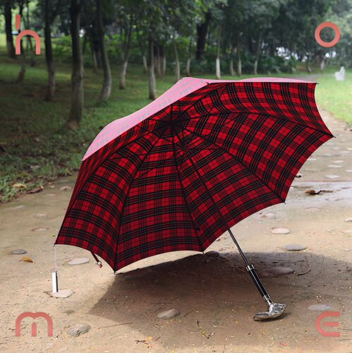 FoxUmbrellas动物头长柄雨伞