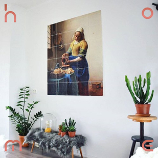 The Milkmaid 倒牛奶 墙壁装 荷兰IXXI 女仆 饰壁画 me现货