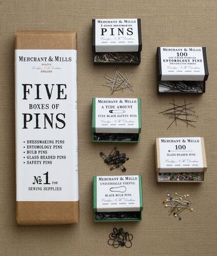 MerchantMills大头针5盒套装