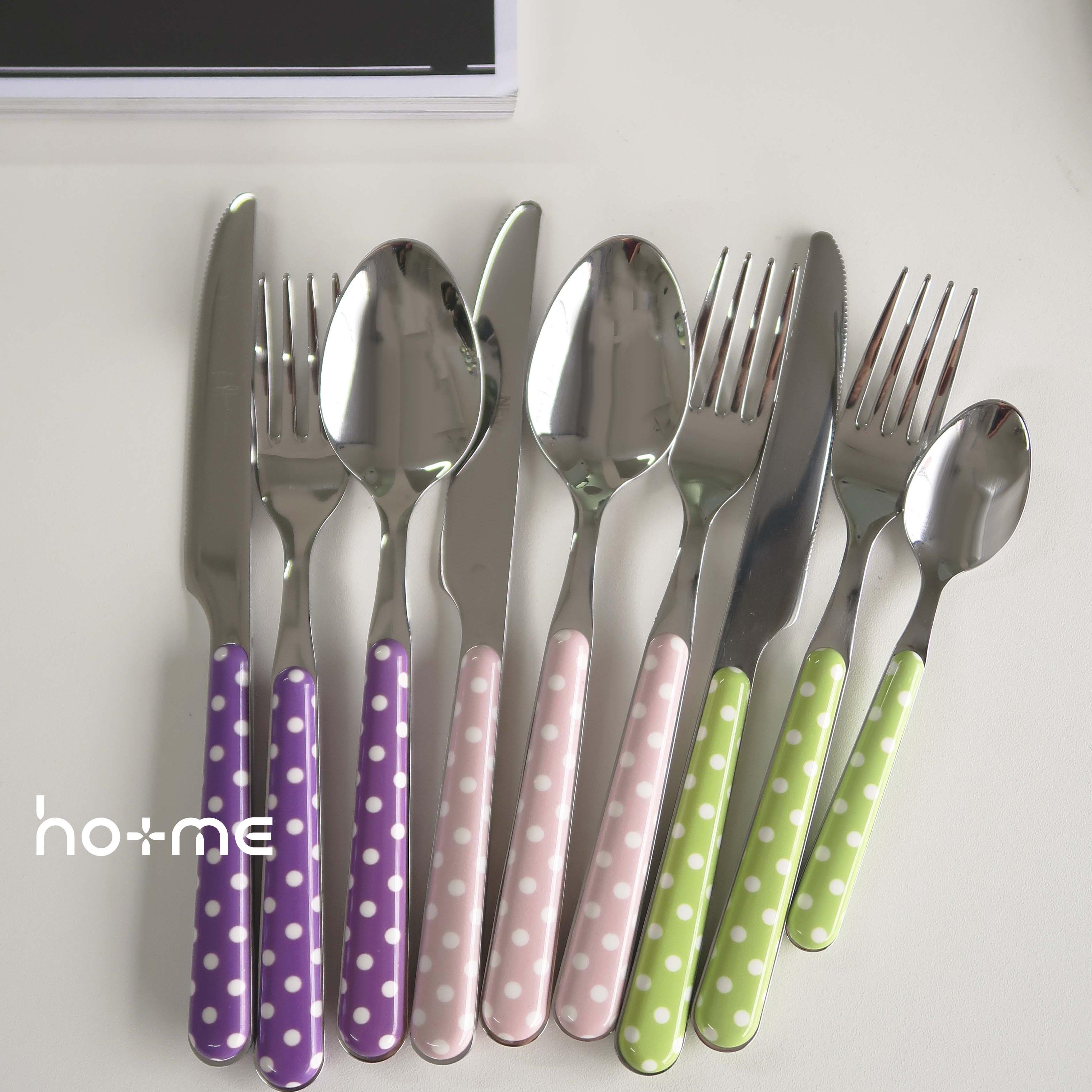 NEVA波点复古西餐具套装刀叉勺