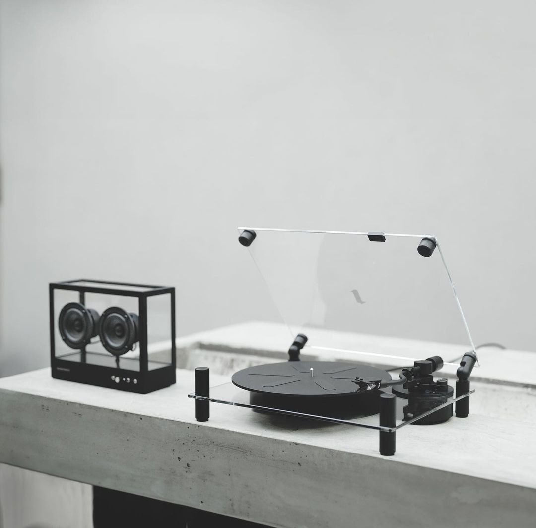 瑞典Transparent Turntable 新品北欧透明黑胶唱盘音箱音响