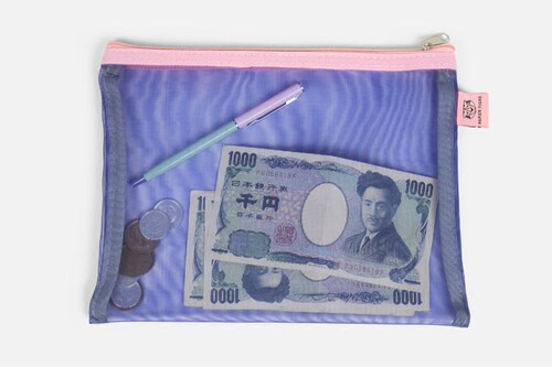 現貨法國拼色home透明笔袋礼品