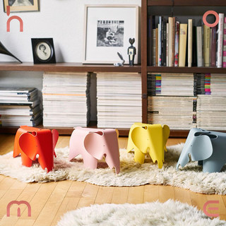 现货 瑞士进口Vitra Eames Elephant迷你彩色儿童大象椅凳子摆件