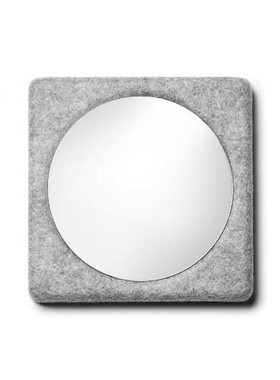 现货 丹麦进口Audo Cph Felt Panel灰色毛毡挂镜 墙壁装饰镜子