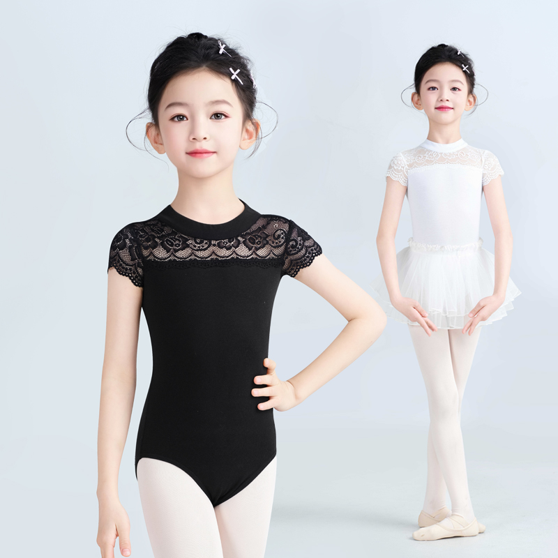 莉丝丹丝儿童舞蹈服连体服短袖