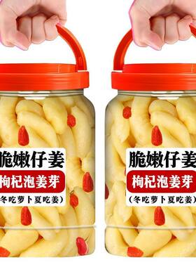 【批发价】新鲜枸杞泡嫩姜芽仔姜糖醋嫩姜芽生姜腌制即食下饭菜