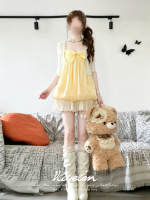 Dopamine yellow flower bud halter dress is a super popular and youthful petite outfit for women in summer 2026 thumbnail 7