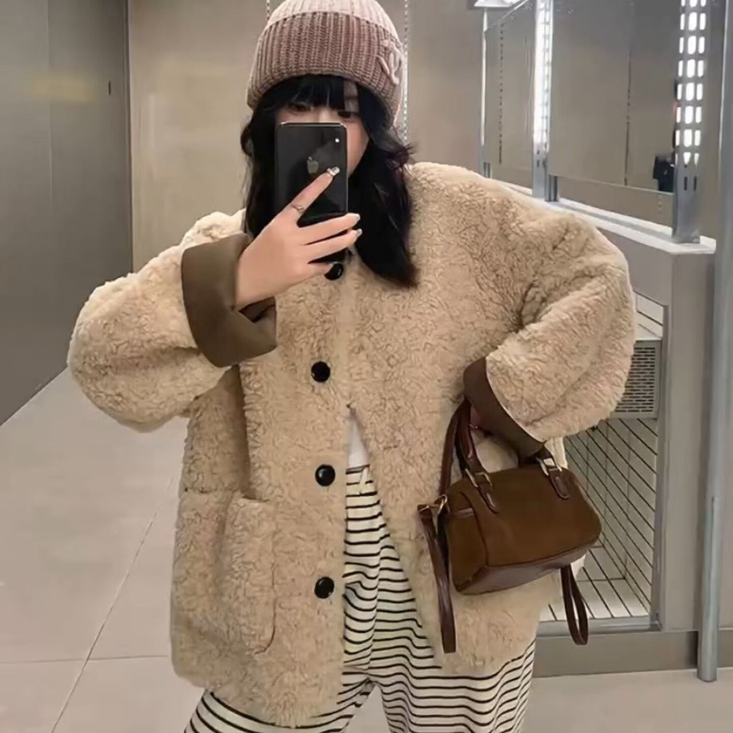 2025秋冬新款连帽棉服加棉外套女韩版宽松百搭抽绳棉衣休闲夹克女,运动服/休闲服装,棒球服,淘宝优惠券,粉丝福利购,淘宝优惠卷