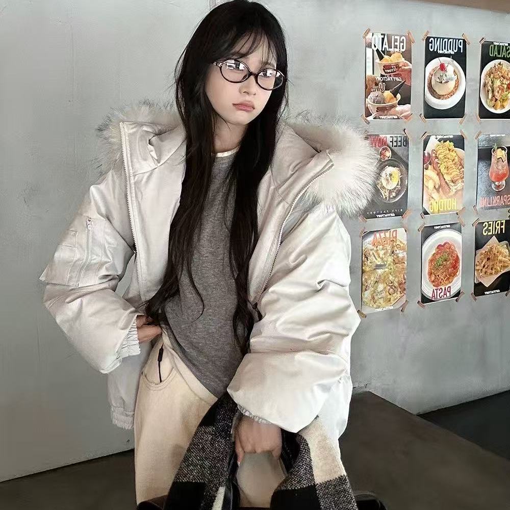 【官方推荐】派克羽绒棉服女冬季