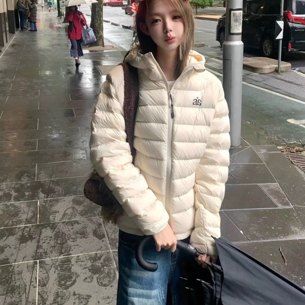 2025新款冬季排骨羽绒棉服女轻薄韩系显瘦短款高级感棉袄情侣外套