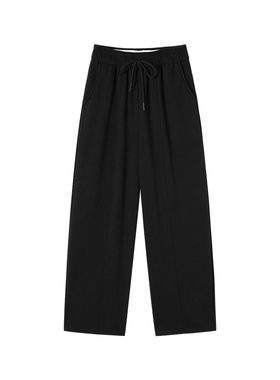 12-27H  秋冬新款加绒加厚中线阔腿裤  2553