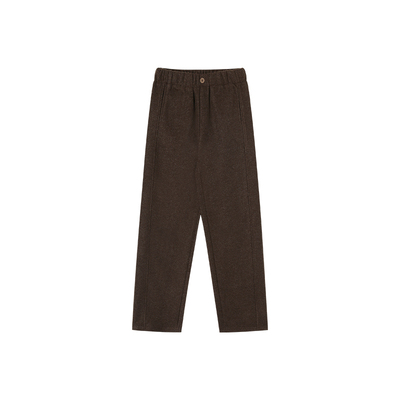 【高定上新】11.11F   秋冬刺毛加厚休闲裤阔腿裤   6698