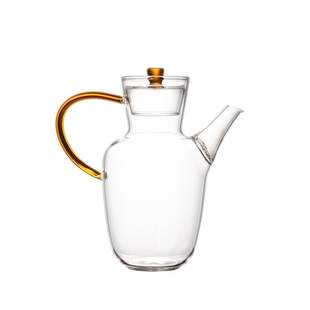 高硼硅耐热玻璃茶壶仿宋绿茶壶执壶家用公道杯带过滤可加热泡茶器