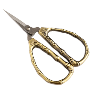 泡袋茶叶专用剪刀复古中式秀竹茶剪刀茶道茶艺小剪刀日式茶具配件