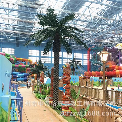 仿真椰子树假椰树户外玻璃钢大型大王椰绿化大树室外海枣树风景树