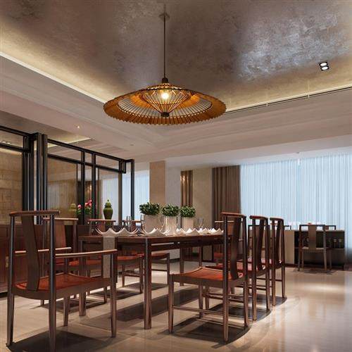 中式仿古实木吊灯创意中国风古典雨伞灯餐厅酒楼茶楼复古木艺吊灯,家装灯饰光源,客厅吊灯,淘宝优惠券,粉丝福利购,淘宝优惠卷