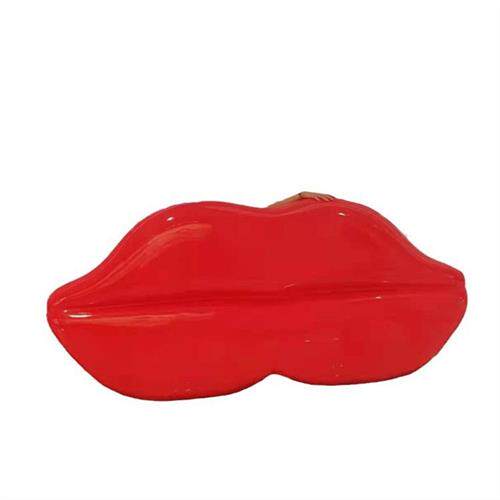 玻璃钢休闲椅商场酒店售楼广场公共靠背休息座椅创意网红嘴唇座凳