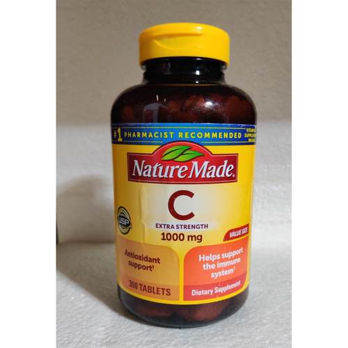 美国   维生素C吞服片 高含量  VC1000mg*300粒