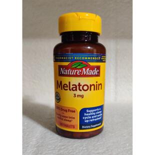 美国  Melatonin 天唯美 褪黑素 睡眠片Sleeping pills 3mg*120片