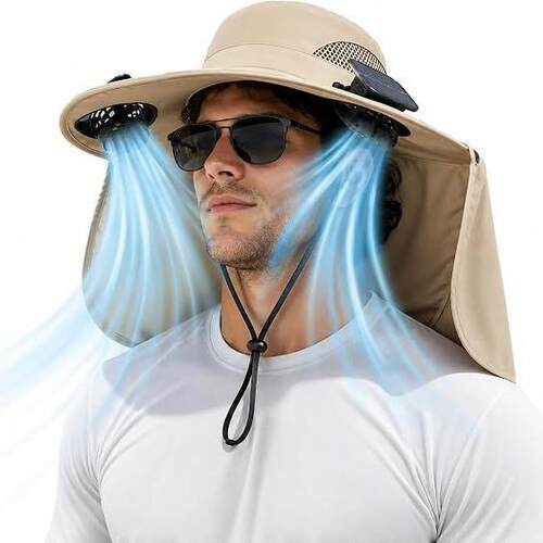 Solar Fan Hat 太阳能风扇帽