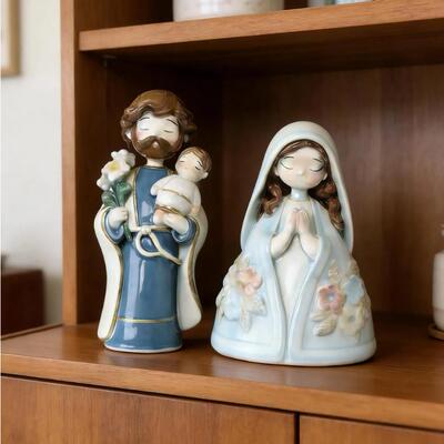 Holy Family Figurine Decor 圣家族雕像装饰