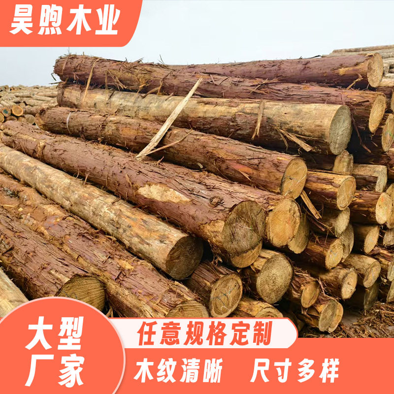 木头日本桧木稳定木实木原木家具制造亭台楼阁花架艺术品制作