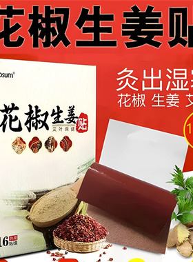 花椒生姜贴膝盖发热宫暖膏药贴颈椎腰腿肩周关节祛痛冷凉艾灸贴