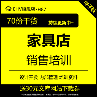 家具店家居私卖场运营管理手册导购接待客户流程销售谈单话术技巧培训课件PPT家具服务回访营销电话话术