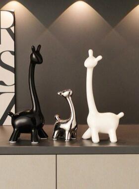 轻奢软装摆设鹿摆件工艺品家居创意酒柜餐柜装饰品客厅礼品