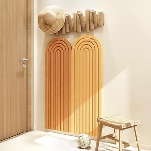 入户门挂衣区背板墙面防脏挡板毛毡墙贴遮丑装饰墙壁挂衣护墙板