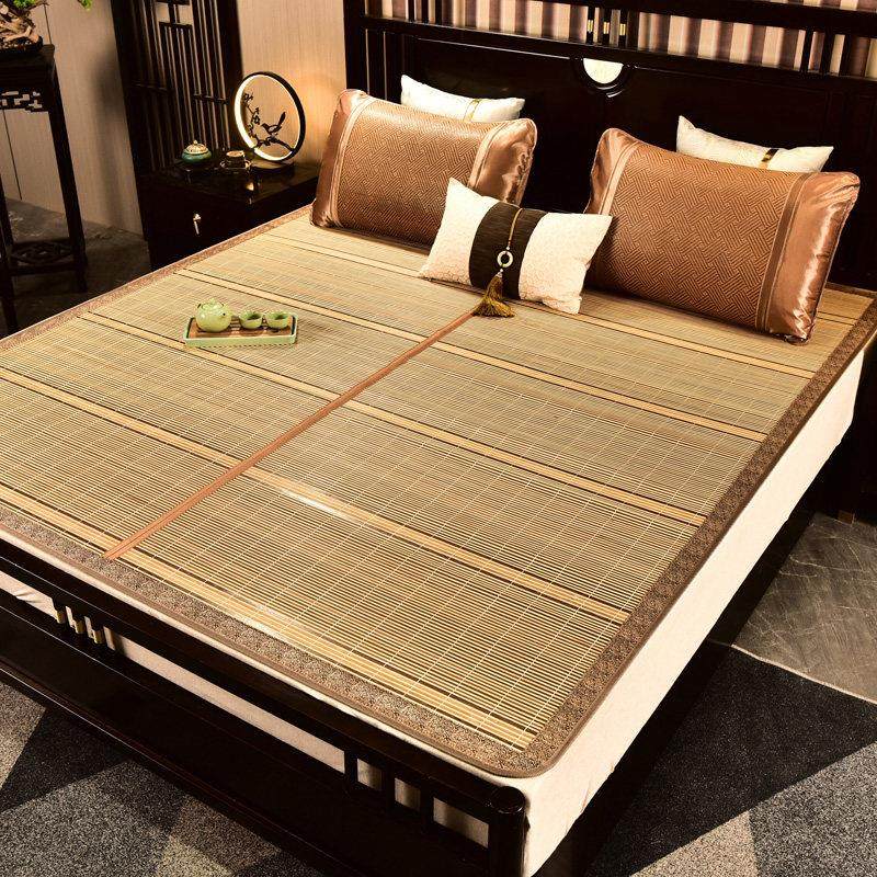 凉席竹席夏天2025新款夏季双面可折叠冰丝席床垫草席学生宿舍单人,床上用品,竹席,淘宝优惠券,粉丝福利购,淘宝优惠卷