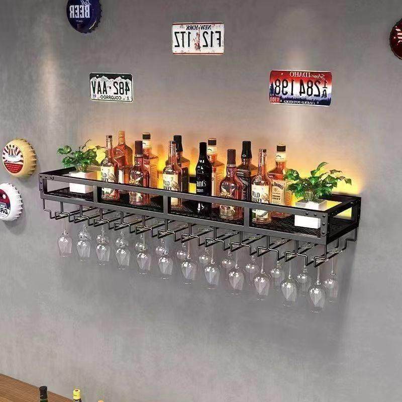 酒吧壁挂式酒架酒吧壁挂式红酒杯倒挂餐厅挂酒柜储藏架酒酒杯架,住宅家具,酒架,淘宝优惠券,粉丝福利购,淘宝优惠卷