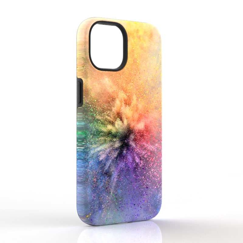 磁吸彩色iphone菲林二合一手机壳