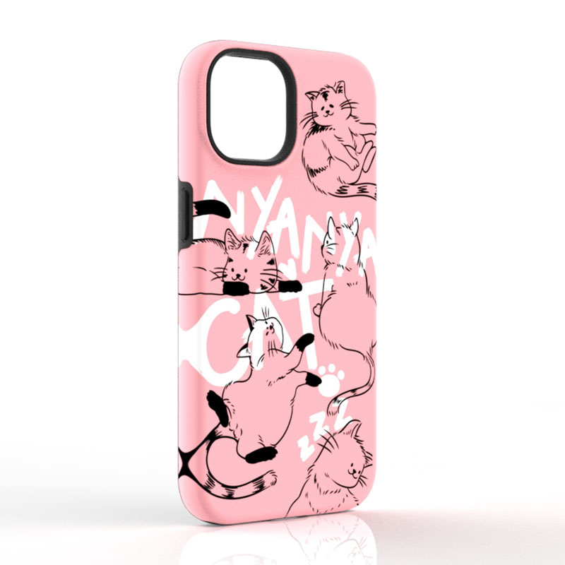 磁吸小猫iphone菲林二合一手机壳
