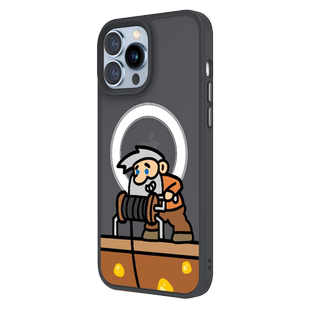 奔斯特【优盾磁吸壳】新款iphone11magsafe手机壳适用苹果15plus黑色磨砂12promax游戏14卡通13黄金矿工16pro