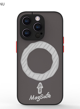 奔斯特适用于iphone16e肤感磁吸magsafe手机壳12mini保护套13pro磨砂se简约8plus14max黑色15plus小众创意17