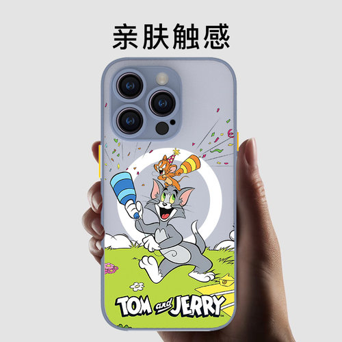 卡通款12mini肤感磁吸苹果手机壳