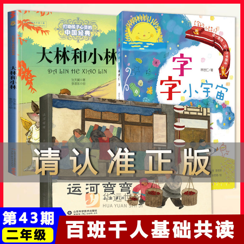 《运河弯弯》百班千人43期2年级共读书目运河湾湾大林小林字字小宇宙运河湾湾二三年级小学生课外书寒暑假推荐阅读物故事书-封面