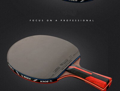 Top Carbon Quality Black Blade S6 Table Tennis Bat Professio