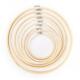 Wooden Ring Cross Machine Bamboo Hoop Stitch Embroidery Sewi