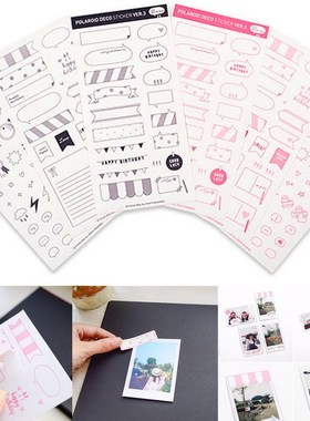 6 Sheets/lot Diy Album Sticky Notes Seal Sticker DIY Calend