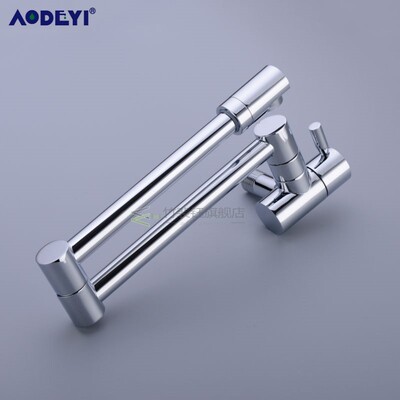 s Wall Mounted Kitchen Faucet Pot Filler Faucet Swivel Foldi