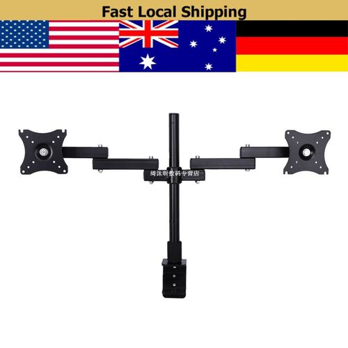 Double Monitor Arm Desk Mount Computer TV Screen Bracket Dua