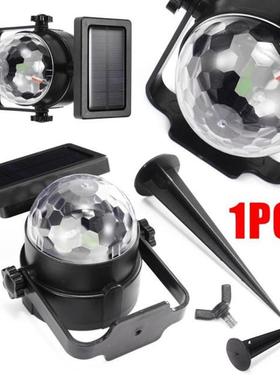 Mayitr LED Projection Garden Lawn Solar Lamp Outdoor Decorat