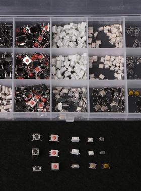750Pcs/Set 15 Value Tactile Push Button Switch Momentary Ass