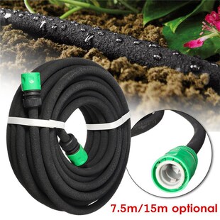 7.5/15m Porous Soaker Hose Micro Drip Irrigation 4/9mm Leak