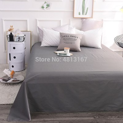 Egyptian Cotton Bed Sheets Flat Sheet Bedding Top Sheet Pure