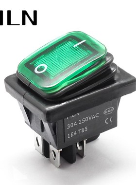 on off 30A/250V Heavy Duty 4 pin DPST IP67 Sealed Waterproof