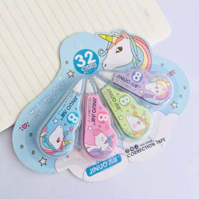 *4 pcs/pack nicorn Practical Correction Tape Promotional Gif