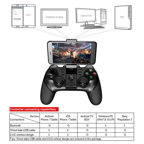 iPega PG-9076 Bluetooth Gamepad for PS3 Wireless Controller